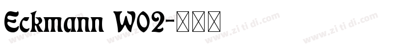 Eckmann W02字体转换